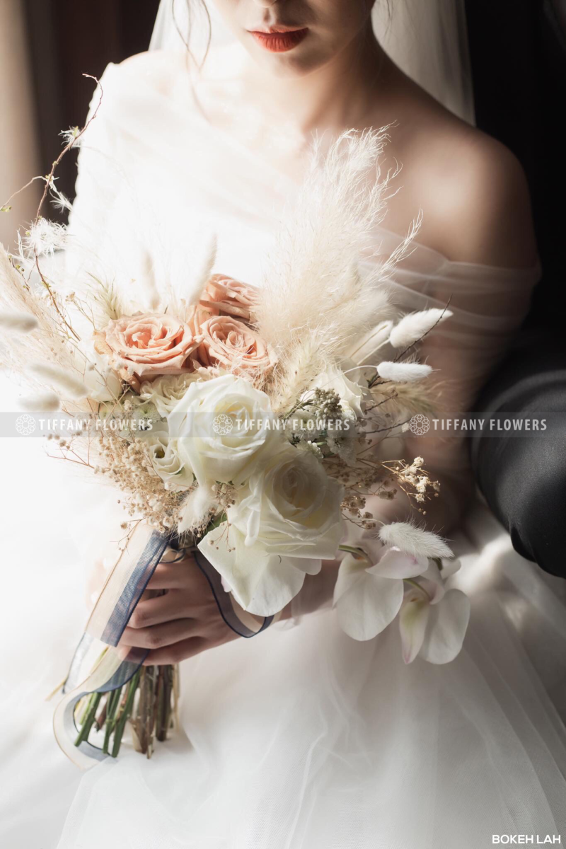 Bó hoa tay cô dâu Boheimian – T66