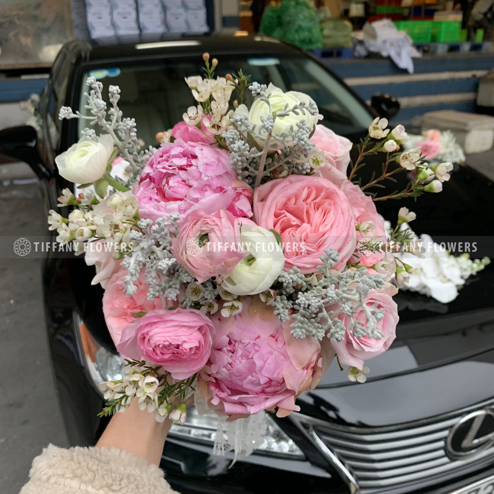 Bó hoa cưới Peony – T02