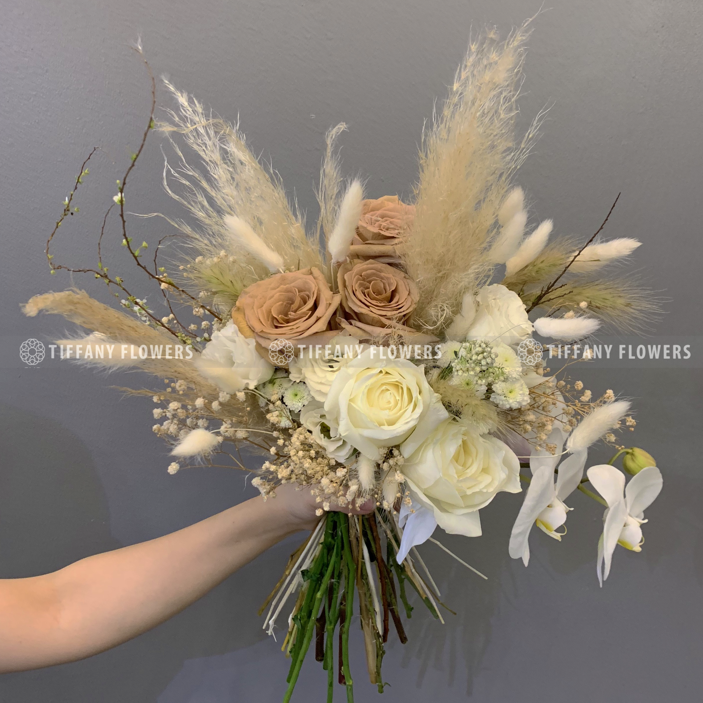 Bó hoa tay cô dâu Boheimian – T66