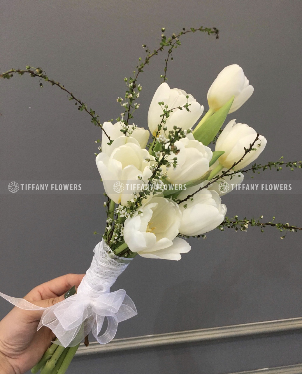Bó hoa tay cô dâu Mini Tulip – T62
